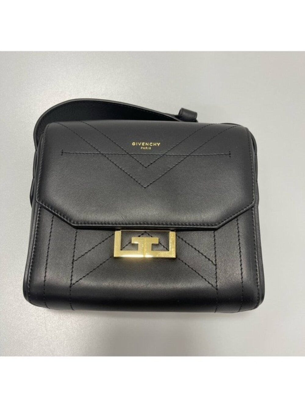 Givenchy Black Crossbody Bag Eden Women Leather. Lightly Used. Missing Strap.